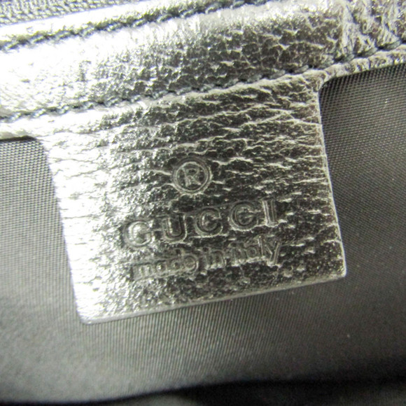 GUCCI Authentic Black Leather Shoulder Bag - Picture 10 of 14